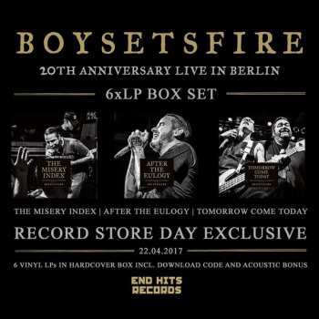 6LP/Box Set Boysetsfire: 20th Anniversary Live In Berlin LTD | CLR 342684