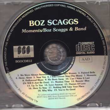 CD Boz Scaggs: Moments / Boz Scaggs & Band 409017