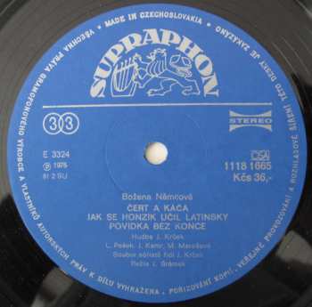 LP Božena Němcová: Pohádky Boženy Němcové 3