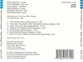 CD Brad Goode: Inside Chicago Vol. 3 251589