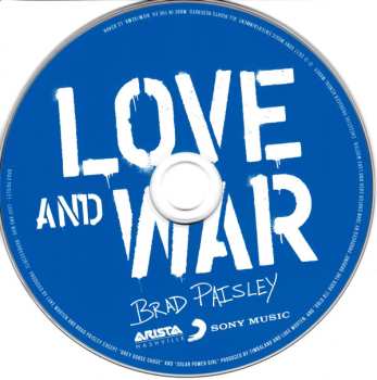 CD Brad Paisley: Love And War 467900