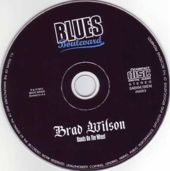 CD Brad Wilson: Hands On The Wheel DIGI 15321