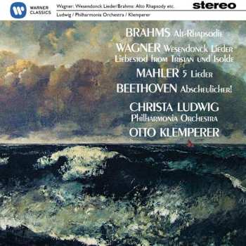 CD Richard Wagner: Wagner: Wesendonck Lieder / Brahms: Alto Rhapsody etc. · Ludwig / Philharmonia Orchestra / Klemperer 422448
