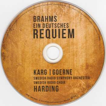 CD Johannes Brahms: Ein Deutsches Requiem 461402