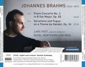 CD Johannes Brahms: Piano Concerto No. 2, Handel Variations 441702