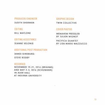 CD Johannes Brahms: Piano Quintet / String Quartet No. 1 458587