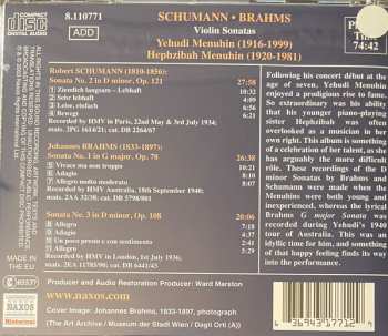 CD Johannes Brahms: Sonata N°1 In G Minor , Sonata N°3 In D Minor / Sonata N°2 In D Minor 429076
