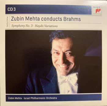 4CD/Caja Johannes Brahms: Zubin Mehta Conducts Brahms (Symphonies Nos. 1-4 • Tragic Overture • Haydn Variations)