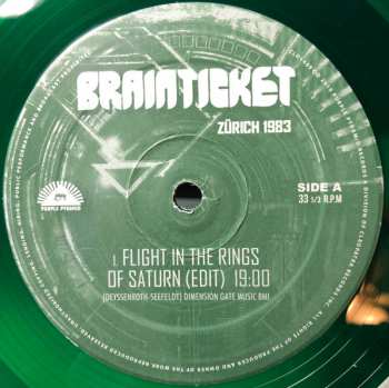 LP Brainticket: Live In Zürich 1983 LTD | CLR 362782