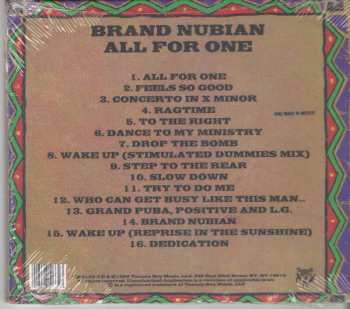 CD Brand Nubian: One For All LTD | DIGI 381237