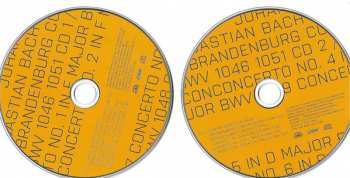 2CD Johann Sebastian Bach: Brandenburg Concertos BWV 1046-1051 / Complete  5749