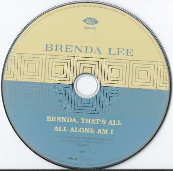 CD Brenda Lee: Brenda, That's All / All Alone Am I 307515