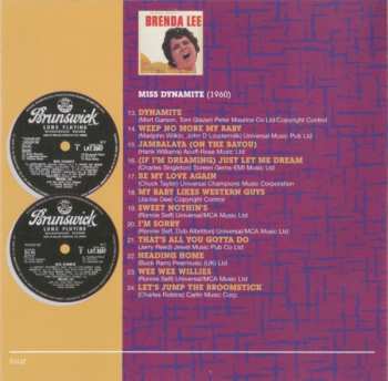 CD Brenda Lee: Grandma, What Great Songs You Sang! / Miss Dynamite 263393