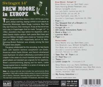 CD Brew Moore: Brew Moore In Europe 428629