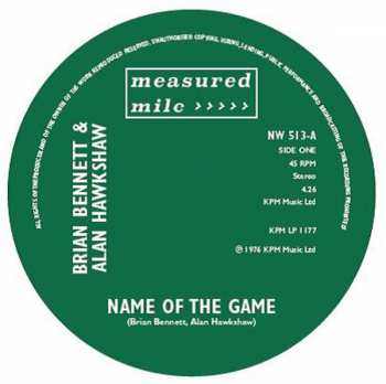Album Brian Bennett / Dave Richmond: Name Of The Game