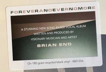 LP Brian Eno: Foreverandevernomore 399951