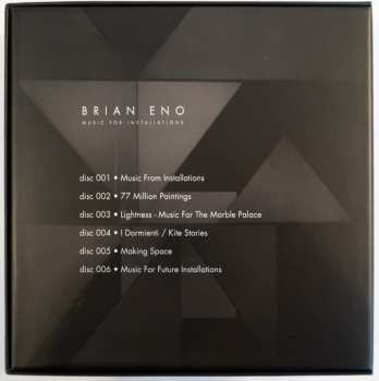 6CD/Box Set Brian Eno: Music For Installations