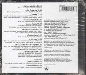 CD Brian Eno: Spinner DLX | LTD 380705