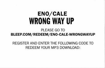 LP Brian Eno: Wrong Way Up 139235