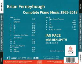 2CD Brian Ferneyhough: Complete Piano Music 1965-2018 180138