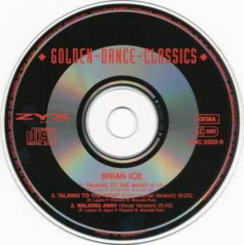CD Brian Ice: Talking To The Night / Walking Away 324665