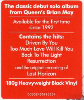 LP Brian May: Back To The Light 57146