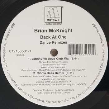 LP Brian McKnight: Back At One (Dance Remixes) 457168