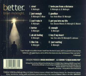CD Brian McKnight: Better. 508479