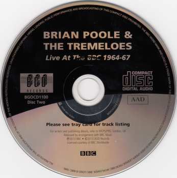 2CD Brian Poole & The Tremeloes: Live At The BBC 1964-67 321296