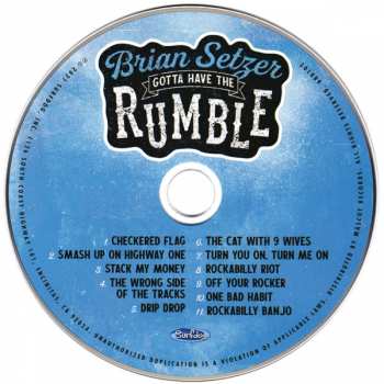 CD Brian Setzer: Gotta Have The Rumble DIGI 420019