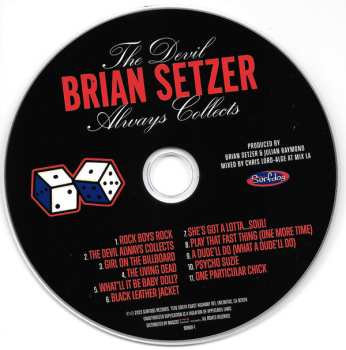 CD Brian Setzer: The Devil Always Collects