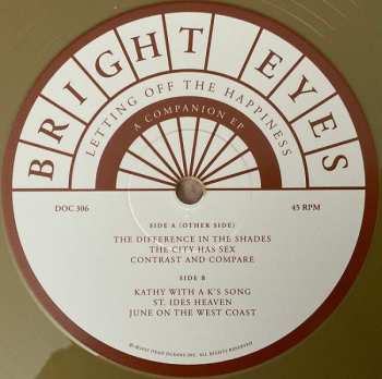 LP Bright Eyes: Letting Off The Happiness (A Companion) LTD | CLR 445052