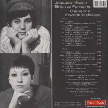 LP Brigitte Fontaine: 12 Chansons D'Avant Le Déluge DLX 406643