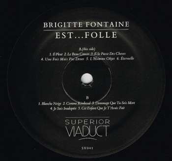 LP Brigitte Fontaine: Brigitte Fontaine Est...Folle 359715