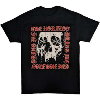 Merch Bring Me The Horizon: Bring Me The Horizon Unisex T-shirt: Metal Logo Skull (x-large) XL
