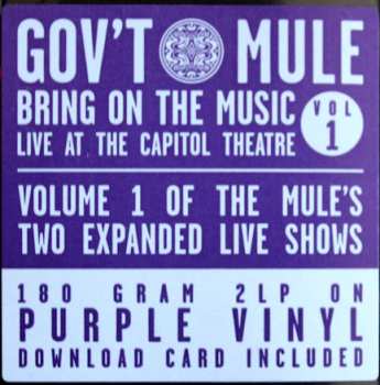 2LP Gov't Mule: Bring On The Music, Live At The Capitol Theatre Vol.1 LTD | CLR 5921
