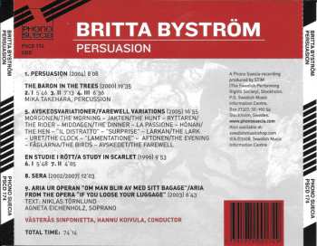 CD Britta Byström: Persuasion