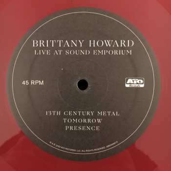 LP Brittany Howard: Live at Sound Emporium LTD | CLR 424469