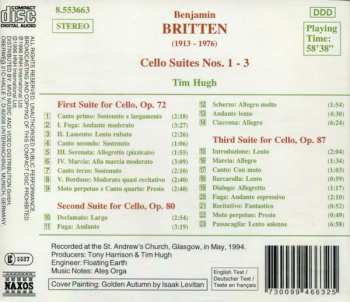 CD Benjamin Britten: Cello Suites Nos. 1-3 402403