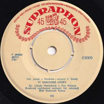 Album Brněnský Rozhlasový Orchestr Lidových Nástrojů: Ty Šašovské Louky