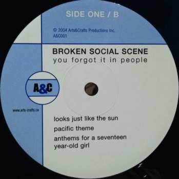 2LP Broken Social Scene: You Forgot It In People 537935
