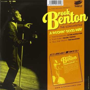 SP Brook Benton: The Singer And The Songwriter CLR 88396