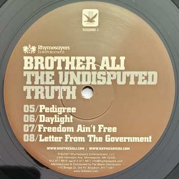 2LP Brother Ali: The Undisputed Truth 342024