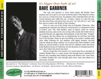 CD Brother Dave Gardner: It's Bigger Than The Both Of Us