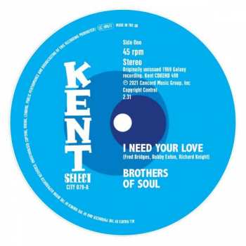 Album Brothers Of Soul: I Need Your Love/can't Nobody