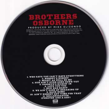 CD Brothers Osborne: Brothers Osborne 500364