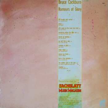 LP Bruce Cockburn: Rumours Of Glory