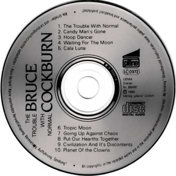 CD Bruce Cockburn: The Trouble With Normal