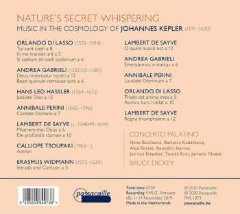 CD Bruce Dickey: Nature’s Secret Whispering - Music And The Cosmology Of Johannes Kepler 321200