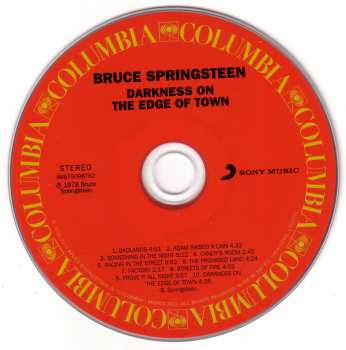 CD Bruce Springsteen: Darkness On The Edge Of Town 8759